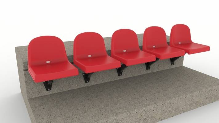 Scaun stadion fix Epsilon 101 cu montaj pe contratreapta