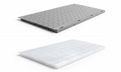 Pardoseală Modulară FastDeck 1.0 – Sistem Profesional pentru Protecția Gazonului și Evenimente pe Stadioane